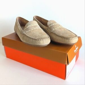 The Flexx Ralf Loafer Beige Italian Suede Active Slip-On Shoes w/Box sz 8